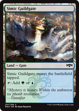 Simic Guildgate 257/259 Ravnica Allegiance Singles