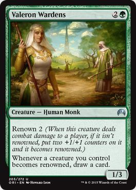 Valeron Wardens 203/272 Magic Origins Singles