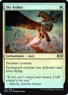 Sky Tether 021/259 - Foil Ravnica Allegiance Foil Singles