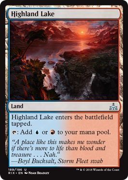 Highland Lake 189/196 Rivals of Ixalan Singles
