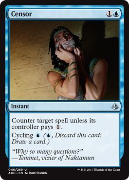 Censor 046/269 Amonkhet Singles