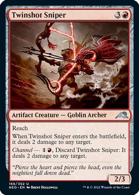 Twinshot Sniper 168/302 Kamigawa Neon Dynasty Singles