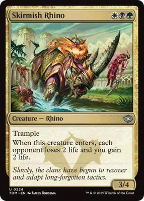 Skirmish Rhino - 0224 Tarkir: Dragonstorm Singles
