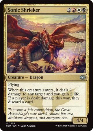 Sonic Shrieker - 0226 Tarkir: Dragonstorm Singles