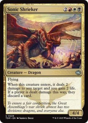 Sonic Shrieker - 0226 Tarkir: Dragonstorm Singles