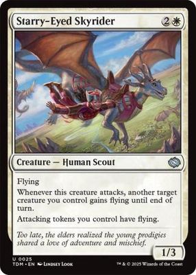 Starry-Eyed Skyrider - 0025 Tarkir: Dragonstorm Singles