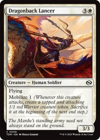 Dragonback Lancer - 0009 Tarkir: Dragonstorm Singles