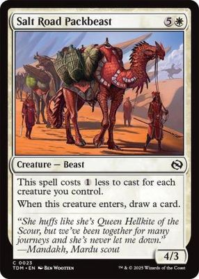 Salt Road Packbeast - 0023 Tarkir: Dragonstorm Singles