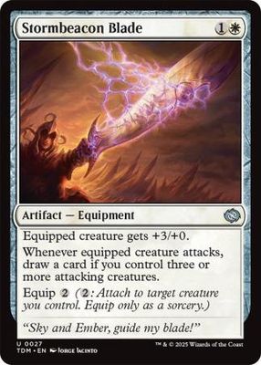 Stormbeacon Blade - 0027 - Foil Tarkir: Dragonstorm Foil Singles