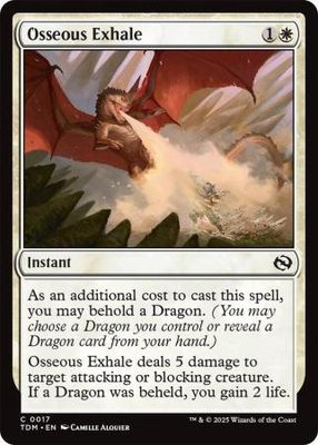 Osseous Exhale - 0017 Tarkir: Dragonstorm Singles