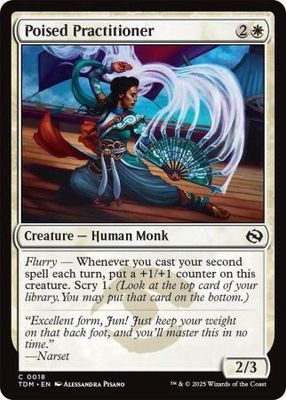 Poised Practitioner - 0018 Tarkir: Dragonstorm Singles