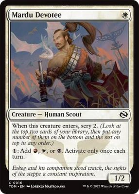 Mardu Devotee - 0016 Tarkir: Dragonstorm Singles