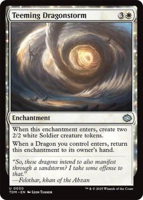 Teeming Dragonstorm - 0030 Tarkir: Dragonstorm Singles