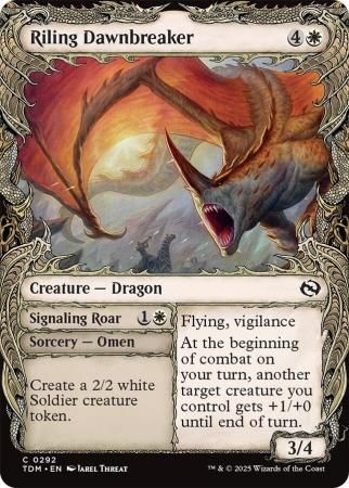 Riling Dawnbreaker (Showcase) - 0292 Tarkir: Dragonstorm Collector Booster Singles