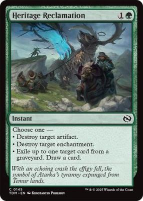Heritage Reclamation - 0145 Tarkir: Dragonstorm Singles