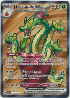 Hydrapple ex - 156/142 - Full Art Secret Rare Scarlet &amp; Violet: Stellar Crown Singles