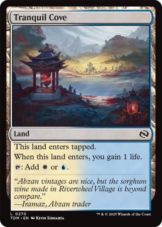 Tranquil Cove - 0270 Tarkir: Dragonstorm Singles