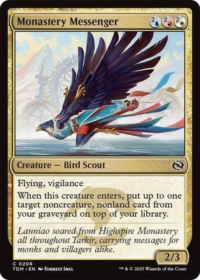 Monastery Messenger - Tarkir: Dragonstorm (TDM) Tarkir: Dragonstorm