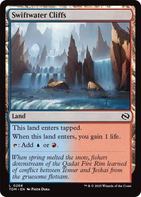 Swiftwater Cliffs - 0268 Tarkir: Dragonstorm Singles