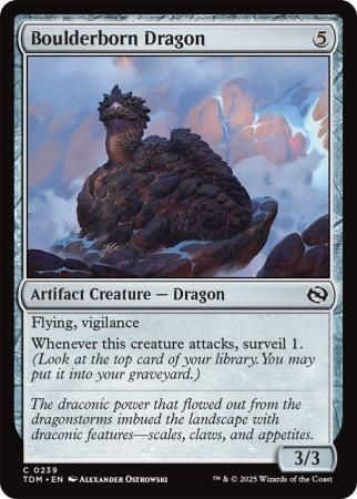 Boulderborn Dragon - 0239 Tarkir: Dragonstorm Singles