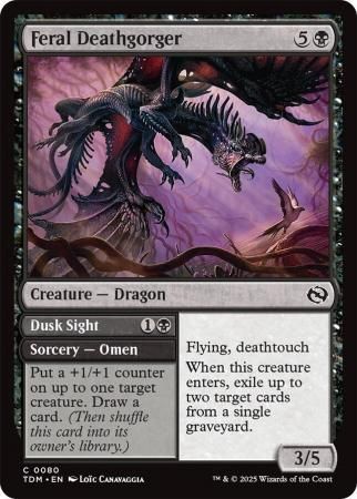Feral Deathgorger - 0080 Tarkir: Dragonstorm Singles