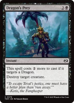 Dragon&#39;s Prey - 0079 Tarkir: Dragonstorm Singles