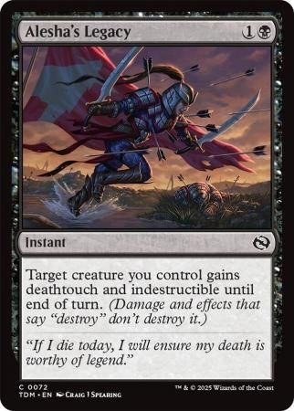 Alesha&#39;s Legacy - 0072 Tarkir: Dragonstorm Singles