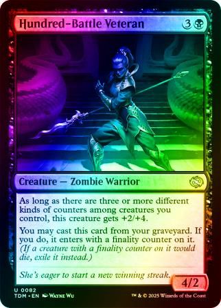 Hundred-Battle Veteran - 0082 - Foil Tarkir: Dragonstorm Foil Singles