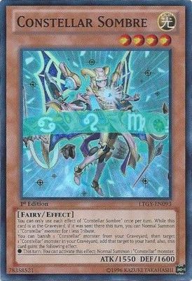 Constellar Sombre - LTGY-EN093 - Super Rare 1st Edition Lord of the Tachyon Galaxy 1st Edition Singles