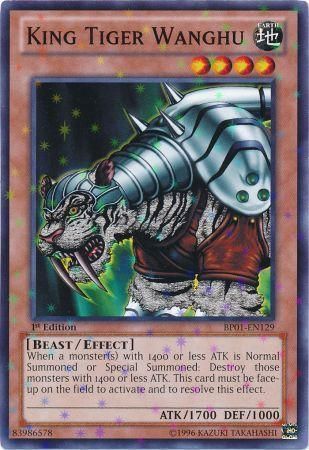 King Tiger Wanghu - BP01-EN129 - Starfoil Rare 1st Edition Battle Pack: Epic Dawn 1st Edition Starfoil Singles