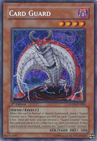 Card Guard - ANPR-EN085 - Secret Rare 1st Edition Ancient Prophecy [ANPR] 1st Edition Singles
