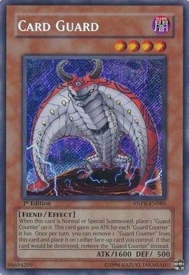 Card Guard - ANPR-EN085 - Secret Rare 1st Edition Ancient Prophecy [ANPR] 1st Edition Singles