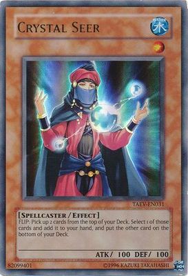Crystal Seer - TAEV-EN031 - Ultra Rare Unlimited Tactical Evolution [TAEV] Unlimited Singles