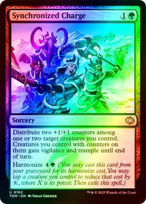 Synchronized Charge - 0162 - Foil Tarkir: Dragonstorm Foil Singles