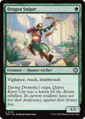 Dragon Sniper - 0139 Tarkir: Dragonstorm Singles