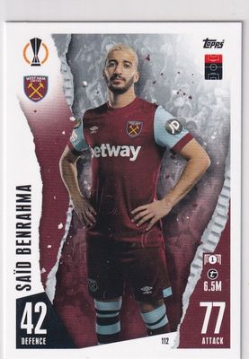 Topps Match Attax Said Benrahma
