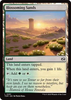 Blossoming Sands - 0251 Tarkir: Dragonstorm Singles