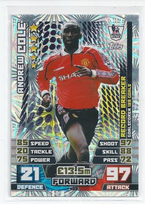 Topps Match Attax Andrew Cole