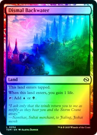 Dismal Backwater - 0254 - Foil Tarkir: Dragonstorm Foil Singles