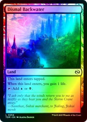 Dismal Backwater - 0254 - Foil Tarkir: Dragonstorm Foil Singles