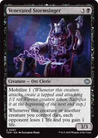 Venerated Stormsinger - 0097 Tarkir: Dragonstorm Singles