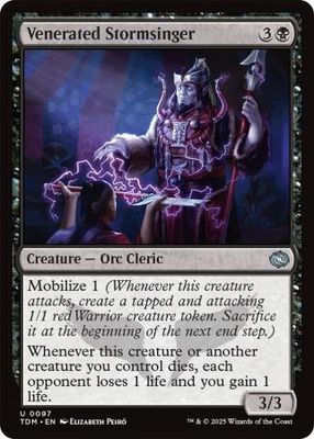 Venerated Stormsinger - 0097 Tarkir: Dragonstorm Singles
