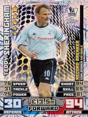Topps Match Attax Teddy Sheringham