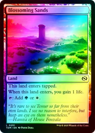 Blossoming Sands - 0251 - Foil Tarkir: Dragonstorm Foil Singles