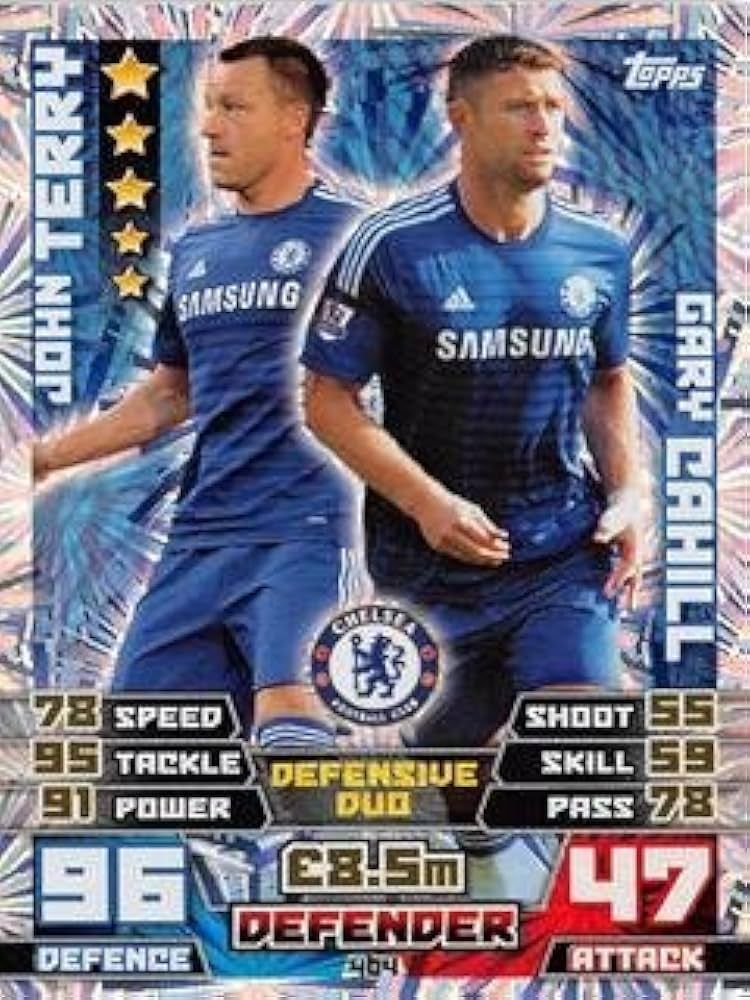 Topps Match Attax John Terry Gary Cahill