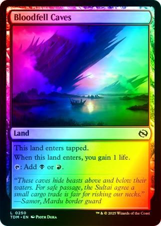 Bloodfell Caves - 0250 - Foil Tarkir: Dragonstorm Foil Singles