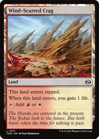 Wind-Scarred Crag - 0271 Tarkir: Dragonstorm Singles