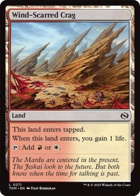 Wind-Scarred Crag - 0271 Tarkir: Dragonstorm Singles
