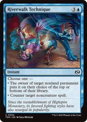 Riverwalk Technique - 0054 Tarkir: Dragonstorm Singles