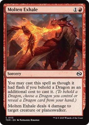 Molten Exhale - 0113 Tarkir: Dragonstorm Singles